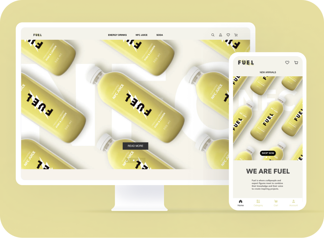 模板推薦 | 年輕跳躍的FUEL 主題，多角度展示、動效視覺一絕！
