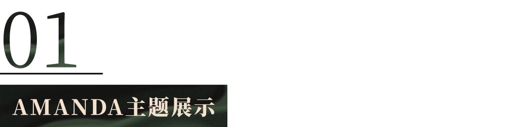 高級感滿滿的AMANDA模板免費(fèi)用！時尚品牌商家不容錯過