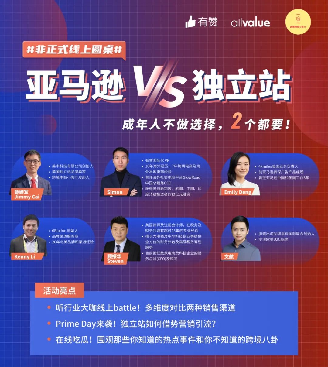 活動回顧 | 亞馬遜VS獨立站，成年人應該怎么選？